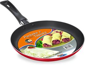 Frigideira Panqueca E Tapioca Antiaderente Vermelha