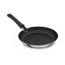 Frigideira Panquequeira 20 cm Antiaderente Cabo Baquelite Alumínio ABC