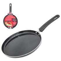 Frigideira panquequeira - tapioqueira revestida ceramica antiaderente cabo emborrachado (silicone) 22cm de ø