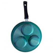 Frigideira Para 3 Ovos Antiaderente De Teflon Colorida Frigideira Para 3 Ovos Antiaderente De Teflon Colorida