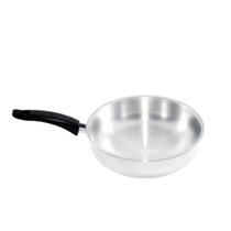 Frigideira para cozinha, casa ,restaurante, comercio em aluminio repuxado cabo baquelite , diametro 238 MM - capacidade 2,6 Litros