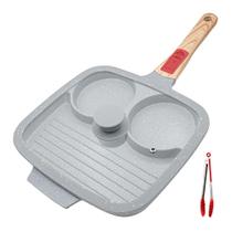 Frigideira para Ovos RANX INGST 10" Cerâmica Antiaderente com 3 Divisórias Frigideira para Ovos RANX INGST 10" Cerâmica Antiaderente com 3 Divisórias