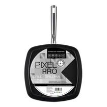 Frigideira Pixel Pro 28cm Quadrada Preta Chef Sauce