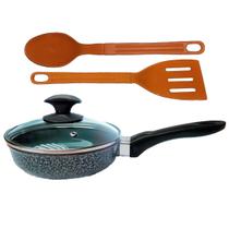 Frigideira Preto Craq Antiaderente Cerâmica Talher 05 CB24cm Frigideira Preto Craq Antiaderente Cerâmica Talher 05 CB24cm