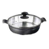 Frigideira Preto Craqueado Alumínio Usinado Javali Aa 30Cm