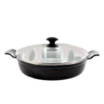 Frigideira Preto Liso Alumínio Fundido Usinado JavaliAA 30cm