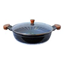 Frigideira Preto Liso Antiaderente Cerâmica Javali AM 30cm Frigideira Preto Liso Antiaderente Cerâmica Javali AM 30cm