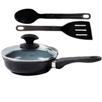 Frigideira Preto Liso Antiaderente Cerâmica Talher 02 CB16cm Frigideira Preto Liso Antiaderente Cerâmica Talher 02 CB16cm