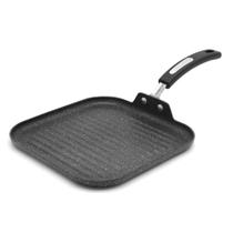 Frigideira Quadrada Antiaderente de Cerâmica Starfrit The Rock Terra 25 cm Frigideira Quadrada Antiaderente de Cerâmica Starfrit The Rock Terra 25 cm