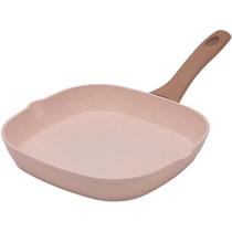 Frigideira Quartzo Grill Quadrado Indução 24cm Mimo Style