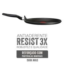 Frigideira Rasa Rochedo Robusta Grafite 30cm