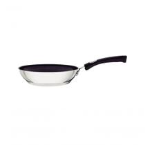 Frigideira Rasa Tramontina Solar Silicone 20cm Em Inox E Revestimento Interno Antiaderente Frigideira Rasa Tramontina Solar Silicone 20cm Em Inox E Revestimento Interno Antiaderente