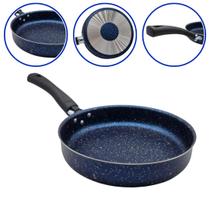 Frigideira Reta Antiaderente 20 cm Colore Azul Stone
