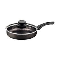 Frigideira Reta Tramontina Paris 22cm em Alumínio e Revestimento Antiaderente Tampa de Vidro Chumbo