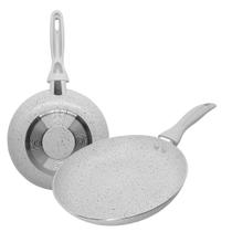 Frigideira Revestimento Cerâmica Antiaderente Ibiza Vanilla Branca 22cm