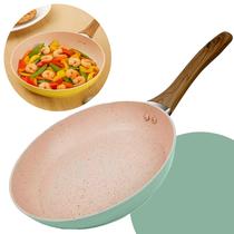 Frigideira Revestimento Cerâmica Grande 24cm Fogões A Gás E Indução Linha Premium Frigideira Revestimento Cerâmica Grande 24cm Fogões A Gás E Indução Linha Premium