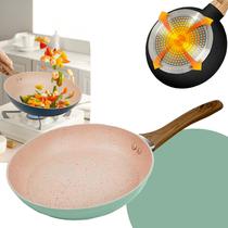 Frigideira Revestimento Cerâmica Grande 24cm Fogões A Gás E Indução Linha Premium Frigideira Revestimento Cerâmica Grande 24cm Fogões A Gás E Indução Linha Premium