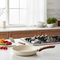 Frigideira Revestimento Cerâmica Utensílio Doméstico Casa Cozinha Culinária Prático Resistente Moderna Presente