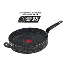 Frigideira Rochedo Funda Stone Antiaderente 28 Cm Preta Jc28 Frigideira Rochedo Funda Stone Antiaderente 28 Cm Preta Jc28