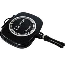 Frigideira Sanduicheira Omelete Dupla Grill Antiaderente 32x24cm Preto