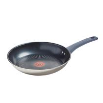 Frigideira T-Fal Essentials em aço inoxidável de 26 cm com antiaderente Frigideira T-Fal Essentials em aço inoxidável de 26 cm com antiaderente