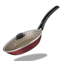 Frigideira tramontina antiaderente com tampa 24cm