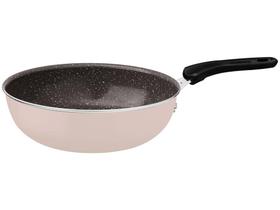 Frigideira Tramontina de Alumínio Tunis Rosa Trufado 24cm Frigideira Tramontina de Alumínio Tunis Rosa Trufado 24cm