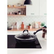 Frigideira Tramontina Indução com Tampa Mônaco 24cm Preta Frigideira Tramontina Indução com Tampa Mônaco 24cm Preta