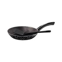 Frigideira Tramontina Paris 20cm Em Alumínio Com Revestimento Antiaderente Preta Com Espátula Frigideira Tramontina Paris 20cm Em Alumínio Com Revestimento Antiaderente Preta Com Espátula
