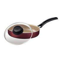 Frigideira Tramontina Reta Tampa De Vidro 22cm 1,7l Vermelho Frigideira Tramontina Reta Tampa De Vidro 22cm 1,7l Vermelho