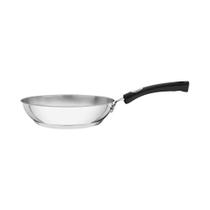 Frigideira Tramontina Solar Silicone Rasa Em Aço Inox Fundo Triplo Com Cabo De Silicone 24 Cm 2,1 L Frigideira Tramontina Solar Silicone Rasa Em Aço Inox Fundo Triplo Com Cabo De Silicone 24 Cm 2,1 L