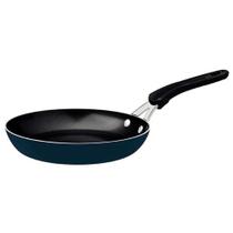 Frigideira Tramontina Tunis Interno Cerâmico Anti. e Externo Siliconado Azul Mediterrâneo 28cm 2,3L