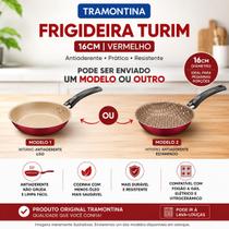 Frigideira Tramontina Turim Vermelha 16cm Starflon Max Antiaderente Alumínio Fácil Limpeza Frigideira Tramontina Turim Vermelha 16cm Starflon Max Antiaderente Alumínio Fácil Limpeza