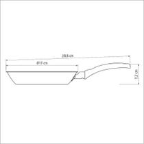 Frigideira Turim com Revestimento Interno e Externo em Antiaderente Starflon Max 16cm Vermelha - Tramontina Frigideira Turim com Revestimento Interno e Externo em Antiaderente Starflon Max 16cm Vermelha - Tramontina
