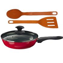 Frigideira Vermelho Antiaderente Cerâmica Talher 05 CB 16cm