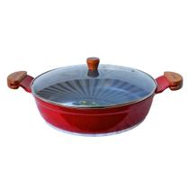 Frigideira Vermelho Antiaderente Em Cerâmica Javali Am 30Cm