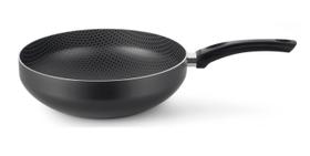 Frigideira Wok 24cm antiaderente ultra 6 panela com cabo 3,6litros Multiflon Frigideira Wok 24cm antiaderente ultra 6 panela com cabo 3,6litros Multiflon