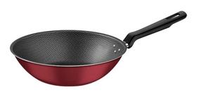 Frigideira Wok 24Cm Tramontina Loreto Vermelho - Vermelho