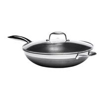 Frigideira Wok Antiaderente 34cm P/ Indução Aço Inox Cooking Pro Oxford Frigideira Wok Antiaderente 34cm P/ Indução Aço Inox Cooking Pro Oxford