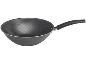 Frigideira Wok Antiaderente Multiflon - de Alumínio Essencial Cinza 24cm