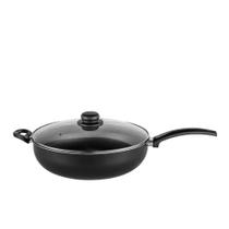 Frigideira Wok Antiaderente ø32cm Tampa De Vidro - Cozillar