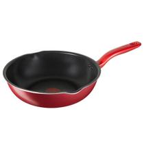 Frigideira Wok Com Indução Tefal So Chef 24cm Vermelha