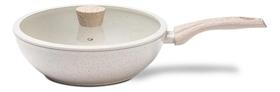 Frigideira Wok com tampa Sirius 28cm 3,4lts Indução Brinox Frigideira Wok com tampa Sirius 28cm 3,4lts Indução Brinox