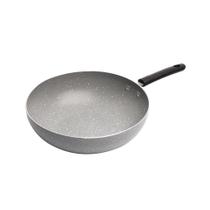 Frigideira Wok de Indução Alumínio com Revestimento Antiaderente Granilite Cinza 28cm Wolff Frigideira Wok de Indução Alumínio com Revestimento Antiaderente Granilite Cinza 28cm Wolff