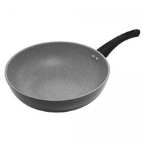 Frigideira Wok de Indução Granito Chef Cinza 28cm Lyor