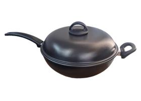Frigideira wok eiriflon antiaderente com tampa 28cm eirilar