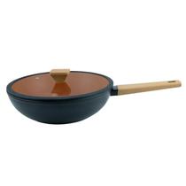 Frigideira Wok Funda Antiaderente Cerâmica Cooktop Fogão Indução 28cm Avulsa Frigideira Wok Funda Antiaderente Cerâmica Cooktop Fogão Indução 28cm Avulsa