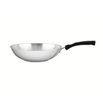 Frigideira Wok Fundo Triplo Tramontina Astro Silicone 62138282 Inox Frigideira Wok Fundo Triplo Tramontina Astro Silicone 62138282 Inox