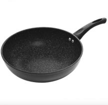 Frigideira Wok Indu Revest Ceram Granilite Cinza 28cm Lyor