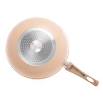 Frigideira Wok Indução Revestimento Cerâmico Granilite 28cm Bege Lyor Frigideira Wok Indução Revestimento Cerâmico Granilite 28cm Bege Lyor